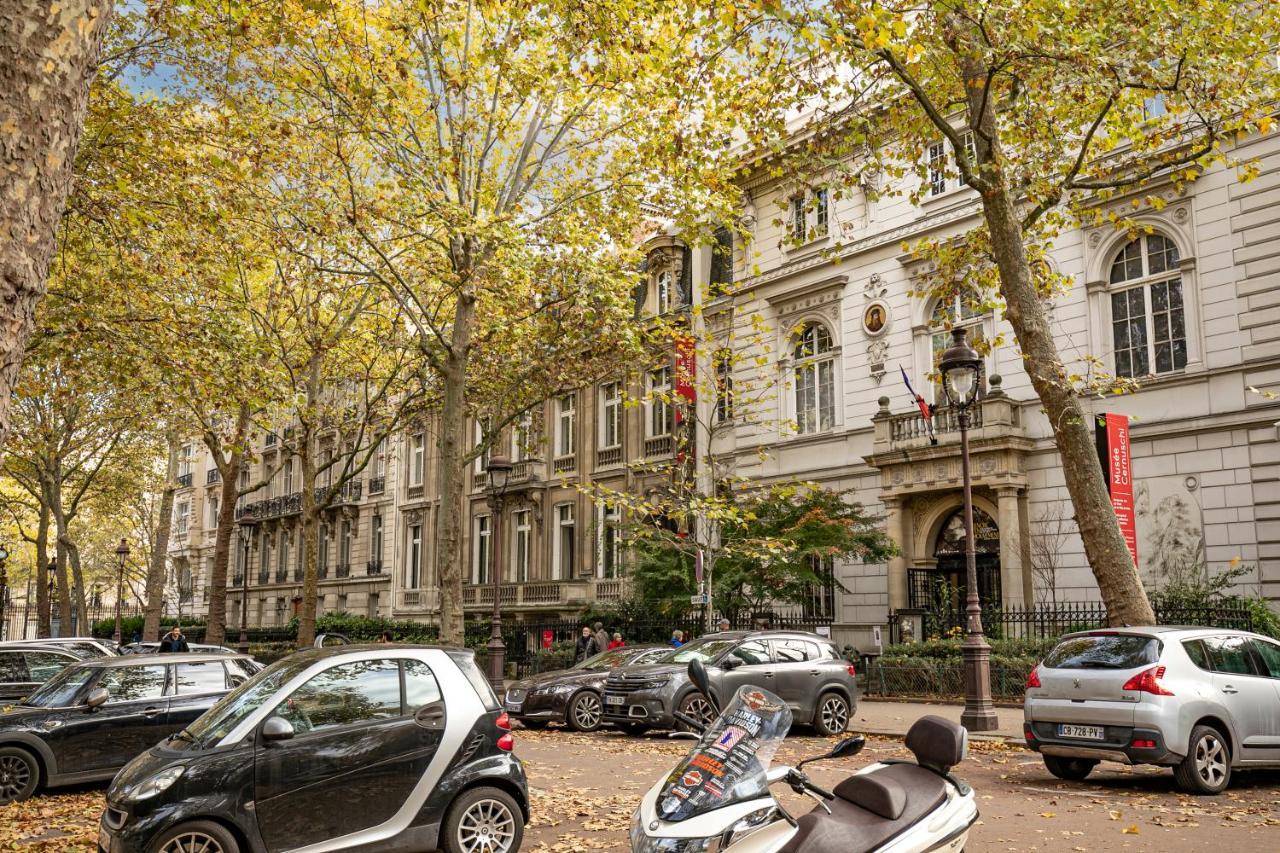 Le Studio Du Parc Monceau Paris Exteriör bild